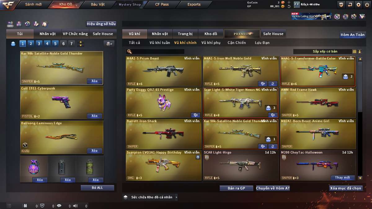shop acc cf uy tin gia re